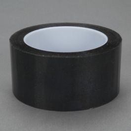 3M™ Polyester Film Tape 850, Black, 1/2 in x 72 yd, 1.9 mil, 72 per case