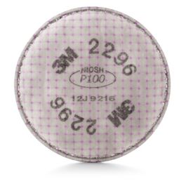 3M™ Advanced Particulate Filter 2296, P100, with Nuisance Level Acid Gas Relief 100 EA/Case