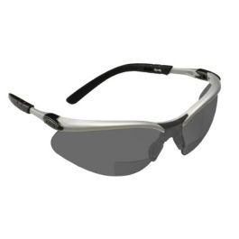 3M™ BX™ Reader Protective Eyewear 11378-00000-20, Grey Lens, Silver Frame, +2.0 Diopter, 20 ea/Case