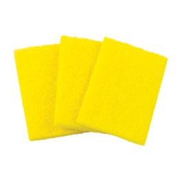 3M™ Restroom Cleaning Pad 35-YLW, Yellow, 3 in x 5 in x 0.4 in, 60/Case, Restricted