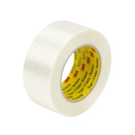 Scotch® Bi-Directional Filament Tape 8959, Clear, 48 mm x 330 m, 5.7 mil, 6 rolls per case