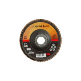 3M™ Cubitron™ II Flap Disc 967A, 40+, T29, 5 in x 7/8 in, 10 ea/Case