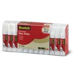 Scotch® Glue Sticks 6008-24-S, .28 oz (8 g), 24-Pack