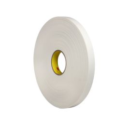 3M™ Double Coated Polyethylene Foam Tape 4462, White, 2 in x 72 yd, 31 mil, 6 rolls per case