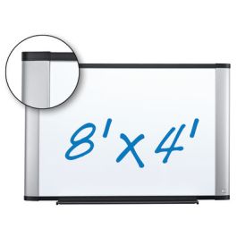 3M™ Porcelain Dry Erase Board P9648A, 96 in x 48 in x 1 in (243.8 cm x 121.9 cm x 2.5 cm) Magnetic