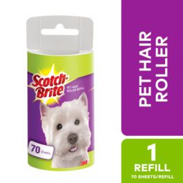 Scotch-Brite™ Pet Hair Roller Refill 839RFS-70, 6/cs