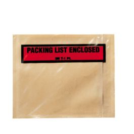 3M™ Top Print Packing List Envelope PLE-T1, 4.5 in x 5.50 in, 10 Carton/Case