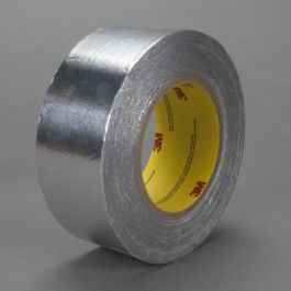 3M™ Aluminum Foil Reinforced Tape 1430, Silver, 28 in x 60 yd, 5.5 mil, 1 roll per case