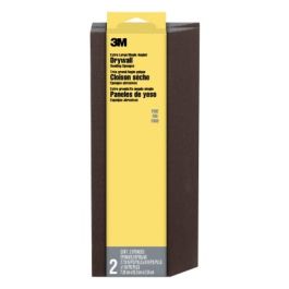 3M™ Fine Grit Extra Large Angled Drywall Sanding Sponge, 910-DSA-12-2PK, 2 7/8 in x 8 in x 1 in (7.30 cm x 20.3 cm x 2.54 cm)