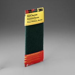 3M™ Hand Sanding Stripping Pad 7413NA, 4.375 in x 11 in, Green, Coarse