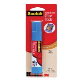 Scotch® Restickable Glue Stick, 6314, .49 oz