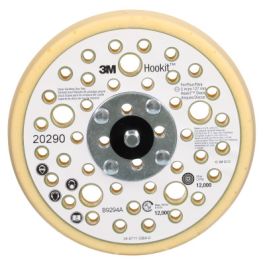 3M Xtract™ Low Profile Finishing Back-up Pad, 20290, 127 mm x 17.5 mmx 7.93 mm, External 44 Holes, 10 ea/Case