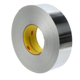 3M™ Aluminum Foil Tape 2C120, Silver, 48 mm x 45.7 m, 1.8 mil, 24 rolls per case
