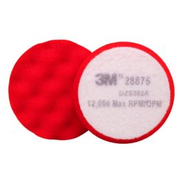 3M™ Finesse-it™ Advanced Foam Buffing Pad, 28875, 3-3/4 in, Red, 10/Bag, 50 ea/Case