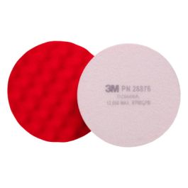3M™ Finesse-it™ Advanced Foam Buffing Pad, 28876, 5-1/4 in, Red, 10/Bag, 50 ea/Case