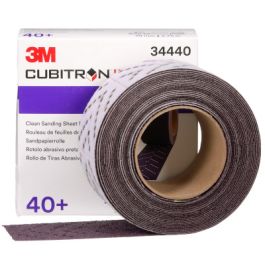 3M™ Cubitron™ II Hookit™ Clean Sanding Sheet Roll, 34440, 40+ grade, 70 mm x 8 m, 5 rolls per case