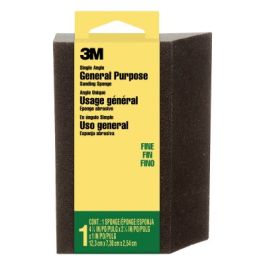3M™ Angled Sanding Sponge CP-040NA, 2 7/8 in x 4 7/8 in x 1 in Fine