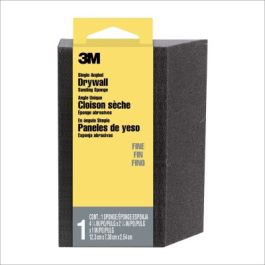 3M™ Drywall Sanding Sponge CP-042, Single Angle, 2 7/8 in x 4 7/8 in x 1 in, Fine, 1/pk, 24 ea/cs