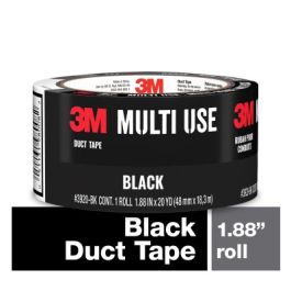 3M™ Duct Tape Black 3920-BK, 1.88 in x 20 yd (48 mm x 18,2 m)