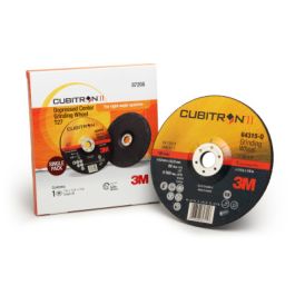 3M™ Cubitron™ II Depressed Center Grinding Wheel, 87206, T27, 7 in x 1/4 in x 7/8 in, Trial Pack, 10 ea/Case