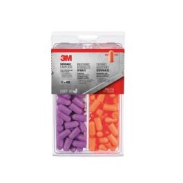 3M™ Disposable Earplugs, 92059H80-DC, Multicolor, 80 pairs/pack, 6 packs/case