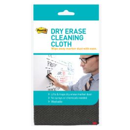 Post-it® Dry Erase Cleaning Cloth DEFCLOTH, 11.6 in x 11.6 in (29.4 cm x 29.4 cm)