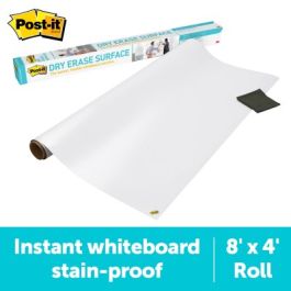 Post-it® Dry Erase Surface DEF8x4, 4 ft x 2.66 yd (1.21 m x 2.43 m)