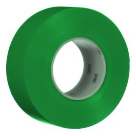 3M™ Durable Floor Marking Tape 971, Green, 2 in x 36 yd, 17 mil, 6 Rolls/Case, Individually Wrapped Conveniently Packaged