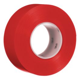 3M™ Durable Floor Marking Tape 971, Red, 2 in x 36 yd, 17 mil, 6 Rolls/Case, Individually Wrapped Conveniently Packaged