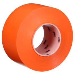 3M™ Durable Floor Marking Tape 971, Orange, 3 in x 36 yd, 17 mil, 4 Rolls/Case, Individually Wrapped Conveniently Packaged