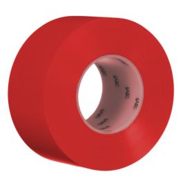 3M™ Durable Floor Marking Tape 971, Red, 3 in x 36 yd, 17 mil, 4 Rolls/Case, Individually Wrapped Conveniently Packaged