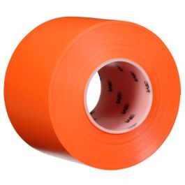 3M™ Durable Floor Marking Tape 971, Orange, 4 in x 36 yd, 17 mil, 3 Rolls/Case, Individually Wrapped Conveniently Packaged