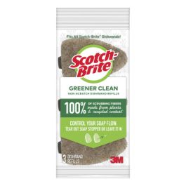 Scotch-Brite® Greener Clean Dishwand Refill 673-12, 12/3