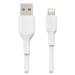 BOOST CHARGE Lightning to USB-A ChargeSync Cable, 9.8 ft, White