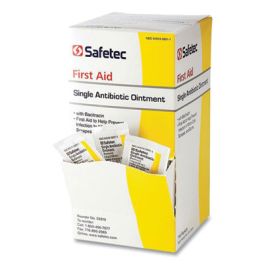 First Aid Single Antibiotic Ointment, 0.03 oz Packet, 144/Box
