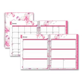 Breast Cancer Awareness Create-Your-Own Cover Weekly/Monthly Planner, Orchid Artwork, 11 x 8.5, 12-Month (Jan-Dec): 2023