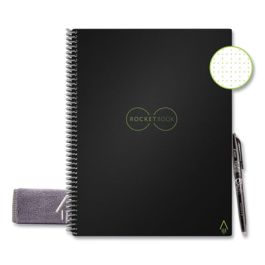Core Smart Notebook, Dotted Rule, Black Cover, 11 x 8.5, 16 Sheets