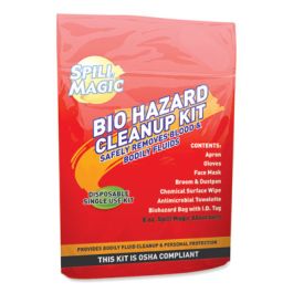 Biohazard Spill CleanUp, 0.75 x 6 x 9