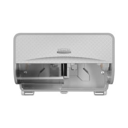ICON Coreless Standard Roll Toilet Paper Dispenser, 8.43 x 13 x 7.25, Silver Mosaic