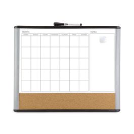 3N1 Magnetic Mod Dry Erase Board, 20 x 16, White Surface, Gray/Black Frame