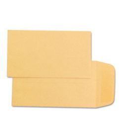 Kraft Coin and Small Parts Envelope, #1, Square Flap, Gummed Closure, 2.25 x 3.5, Light Brown Kraft, 500/Box