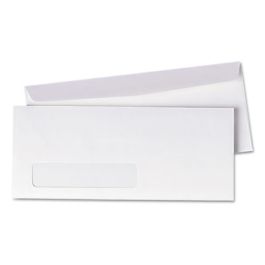 Invoice-Format Address-Window Envelope, #10, Commercial Flap, Gummed Closure, 4.13 x 9.5, White, 500/Box