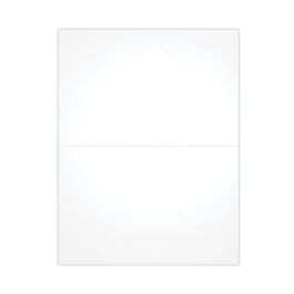 Blank Cut Sheets for W-2 or 1099 Tax Forms, 2-Up Style, 8.5 x 11, White, 100/Pack