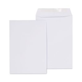 Catalog Envelope, 24 lb Bond Weight Paper, #1 3/4, Square Flap, Gummed Closure, 6.5 x 9.5, White, 500/Box