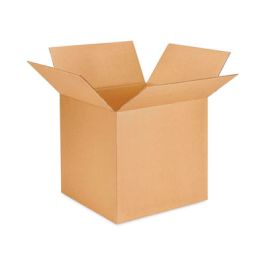Cubed Fixed-Depth Brown Corrugated Shipping Boxes, Regular Slotted Container, Large, 11" x 15" x 6", Brown Kraft, 25/Bundle