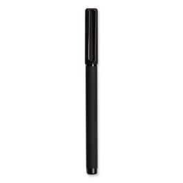 Catalina Porous Point Pen, Stick, Fine 0.7 mm, Black Ink, Black Barrel, 12/Pack