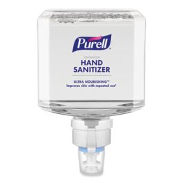 Advanced Foam Hand Sanitizer Refill, 1,200 mL, Natural Scent, For ES8 Dispensers, 2/Carton