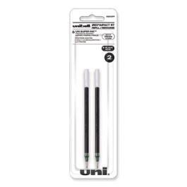 Refill for Gel 207 IMPACT RT Roller Ball Pens, Bold Conical Tip, Black Ink, 2/Pack