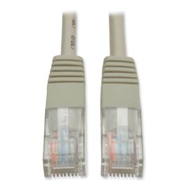 CAT5e 350 MHz Molded Patch Cable, 100 ft, Gray
