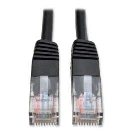 CAT5e 350 MHz Molded Patch Cable, 7 ft, Black